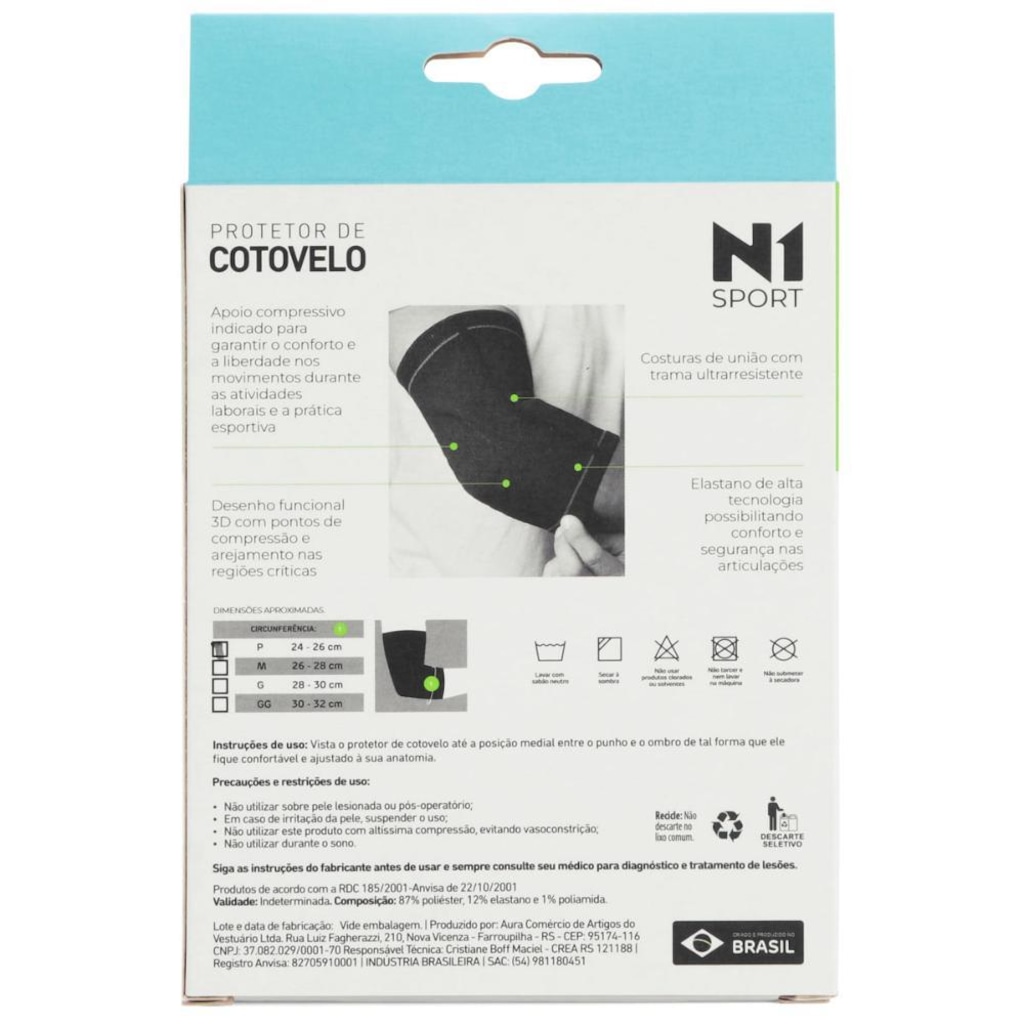 Imagem 5 do produto Cotoveleira N1 Basic