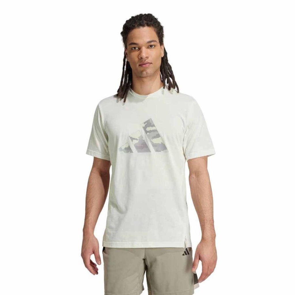 Imagem 2 do produto Camiseta adidas Logo Camuflada - Masculina