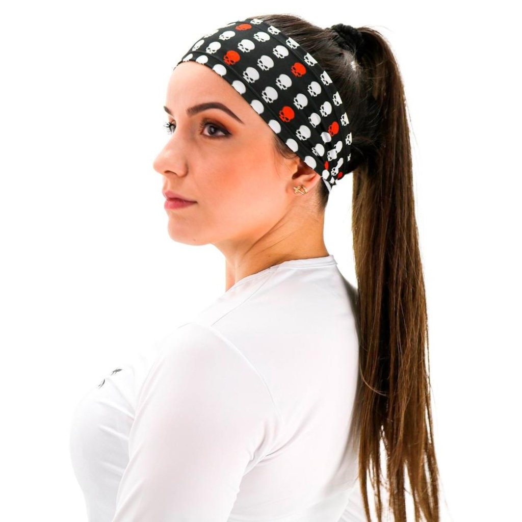 Imagem 3 do produto Testeira Headband Caveira Hupi