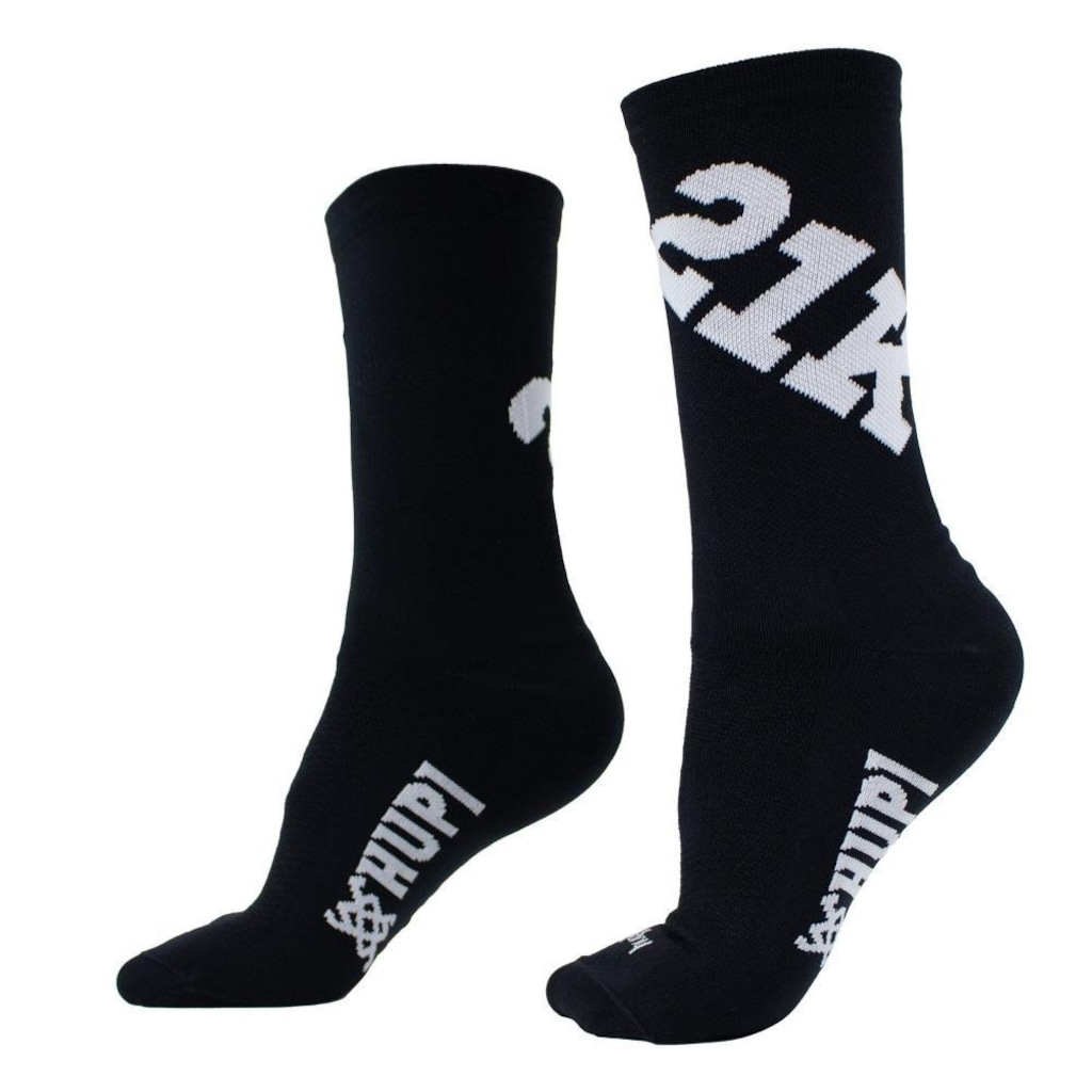 Imagem 2 do produto Meia Cano Longo Hupi Meia Maratona Ultra 21K - 03 Pares - Unissex