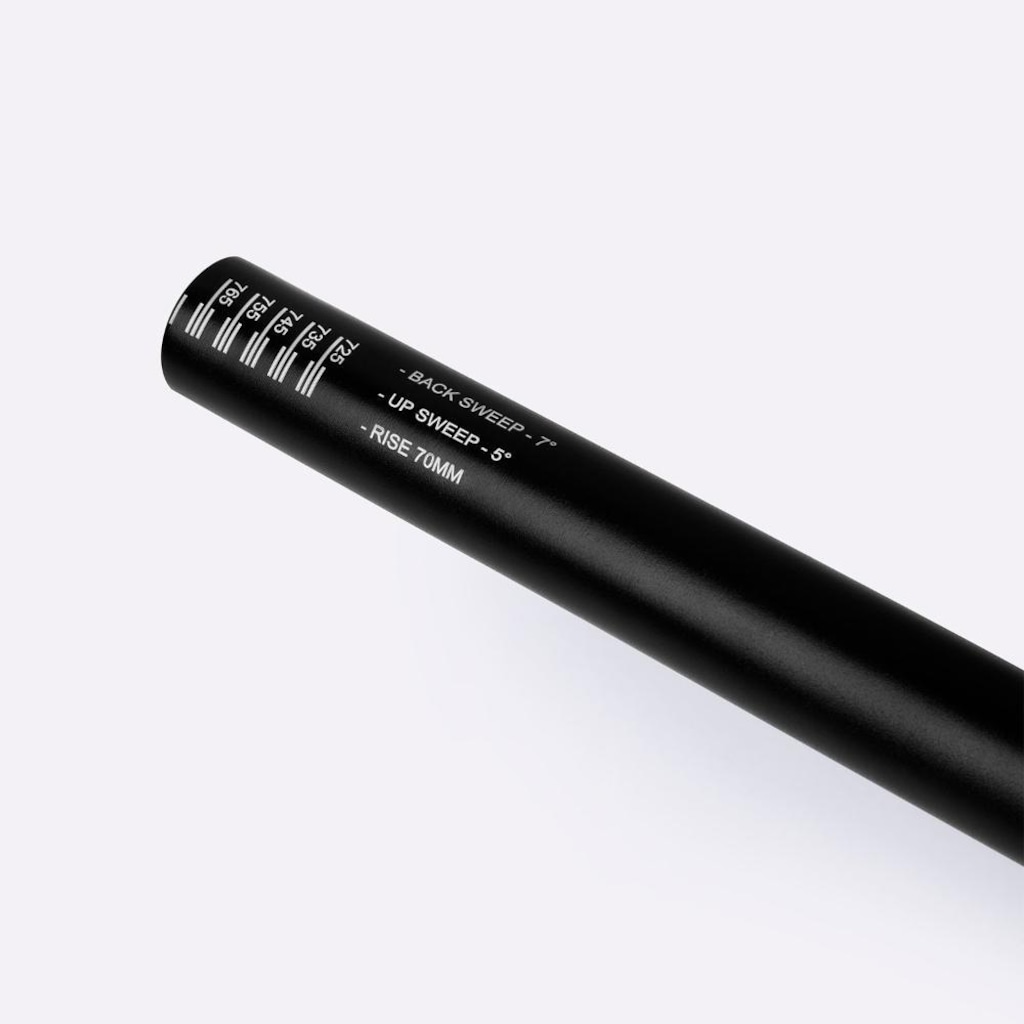 Imagem 3 do produto Guidão Hupi Pub Rise 70 31.8Mm