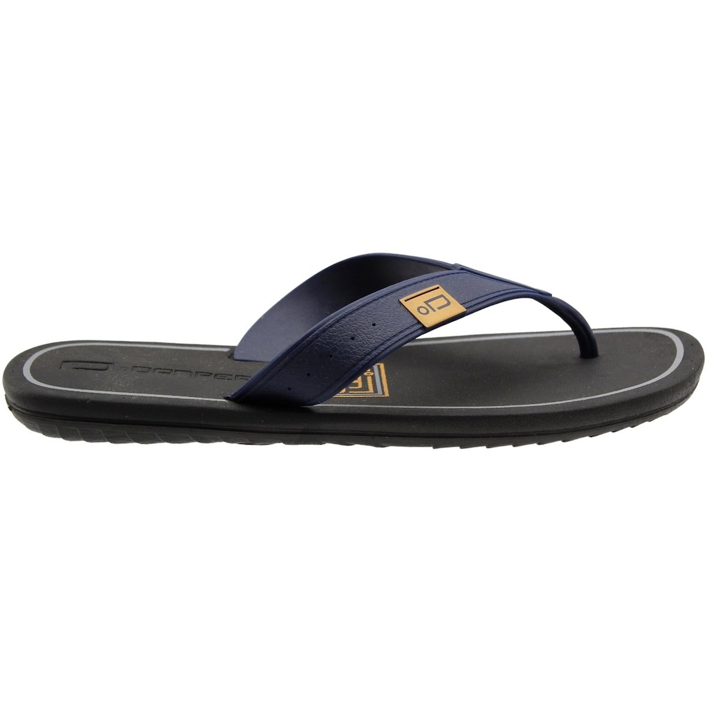 Imagem 2 do produto Chinelo de Dedo Danper Tira Larga Macio Logo Masculino
