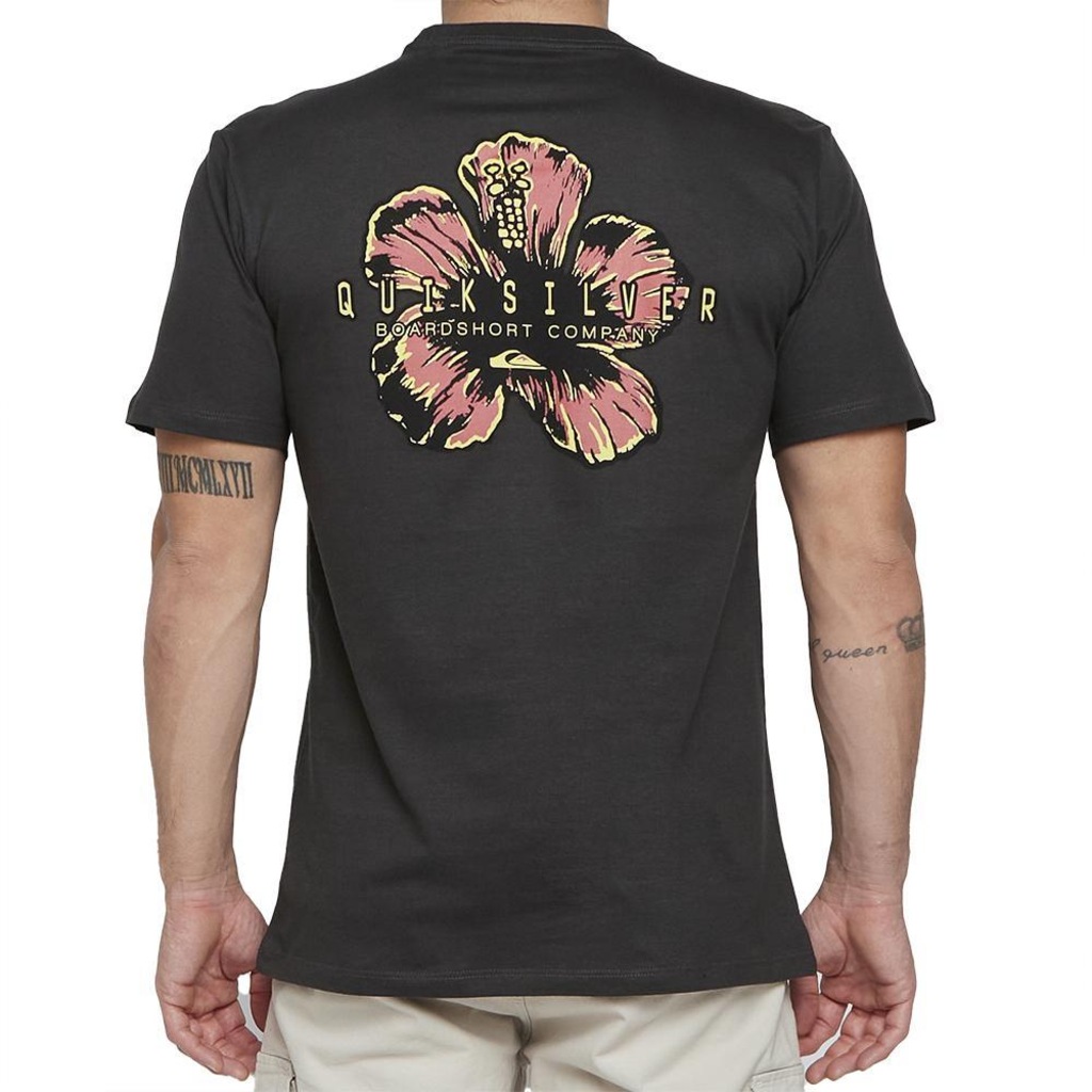 Imagem 2 do produto Camiseta Quiksilver Hibiscus Pop Sm25 - Masculina