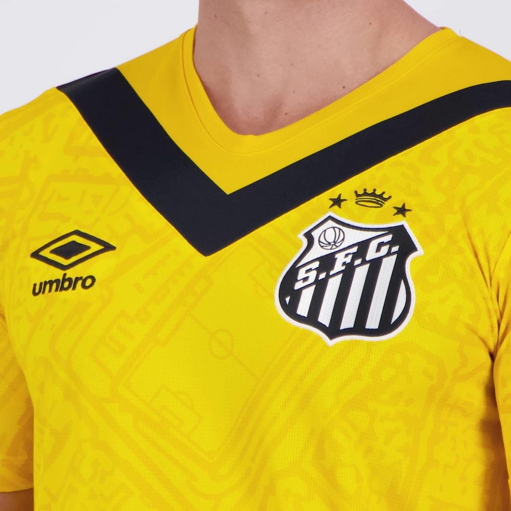 Imagem 5 do produto Camisa do Santos Iii 2024 com Número Umbro - Masculina