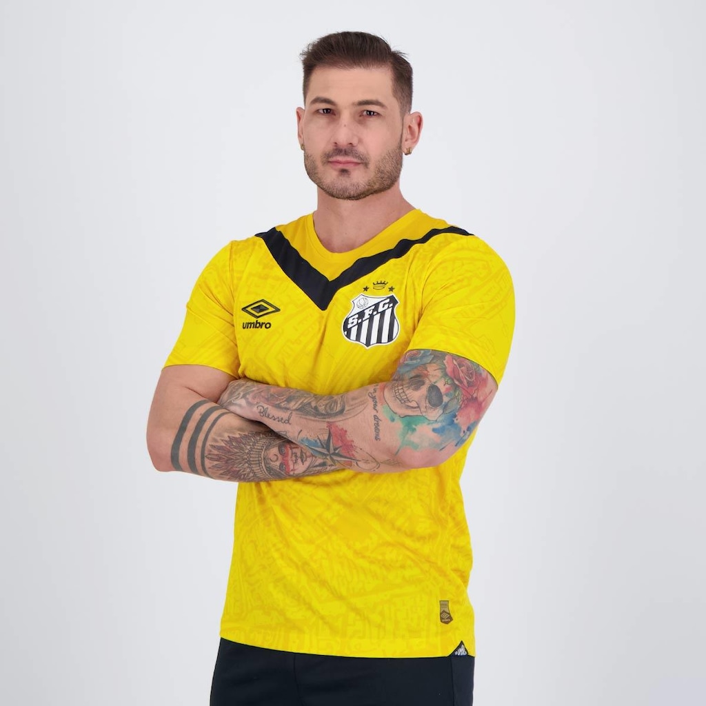 Imagem 3 do produto Camisa so Santos Iii 2024 Jogador Umbro - Masculina