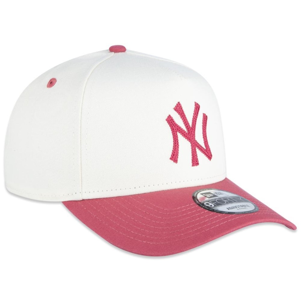 Imagem 4 do produto Boné Aba Curva New Era 940 A-Frame New York Yankees Core Winecork - strapback - Adulto