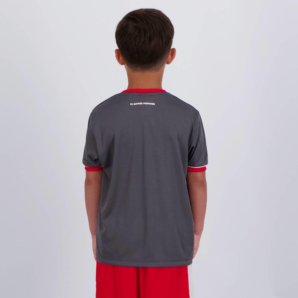 Imagem 4 do produto Camisa Bayern de Munique Infantil Cinza