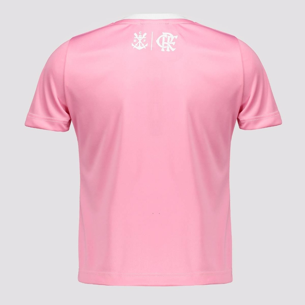 Imagem 2 do produto Camisa Flamengo Afeto Infantil Rosa
