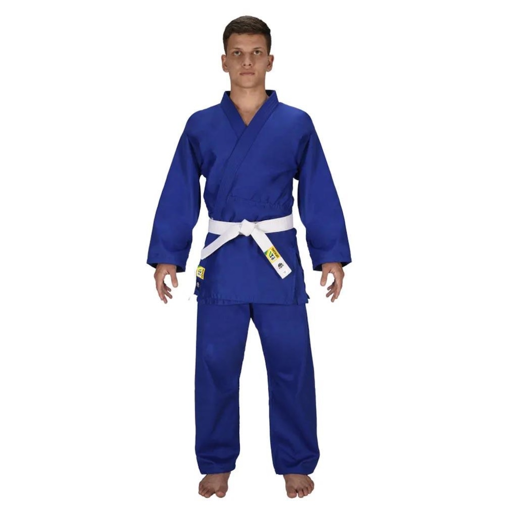 Imagem 3 do produto Kimono de Judo Mks Iniciante Cbj Oficial Michi + Faixa Branca - Adulto