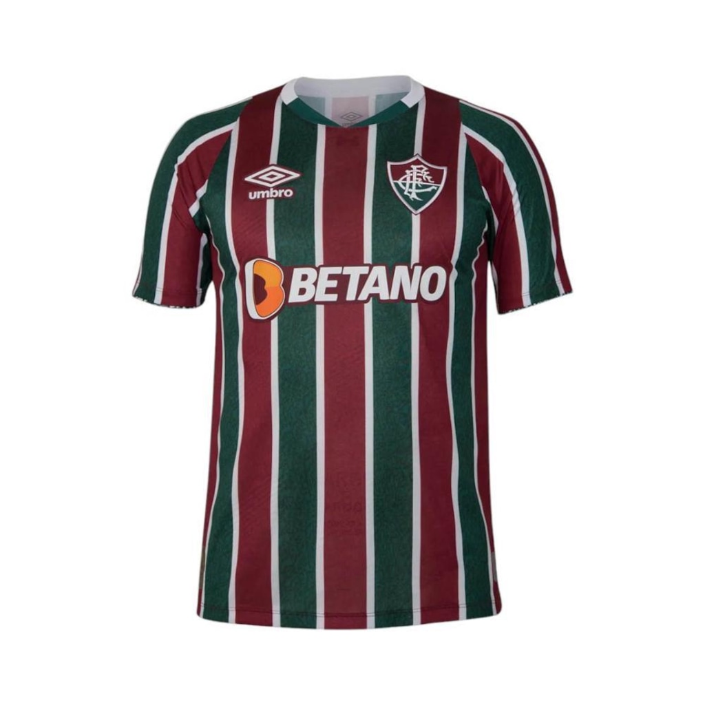 Imagem 2 do produto Camisa do Fluminense Oficial 1 2024 Torcedor S/N Umbro Masculina