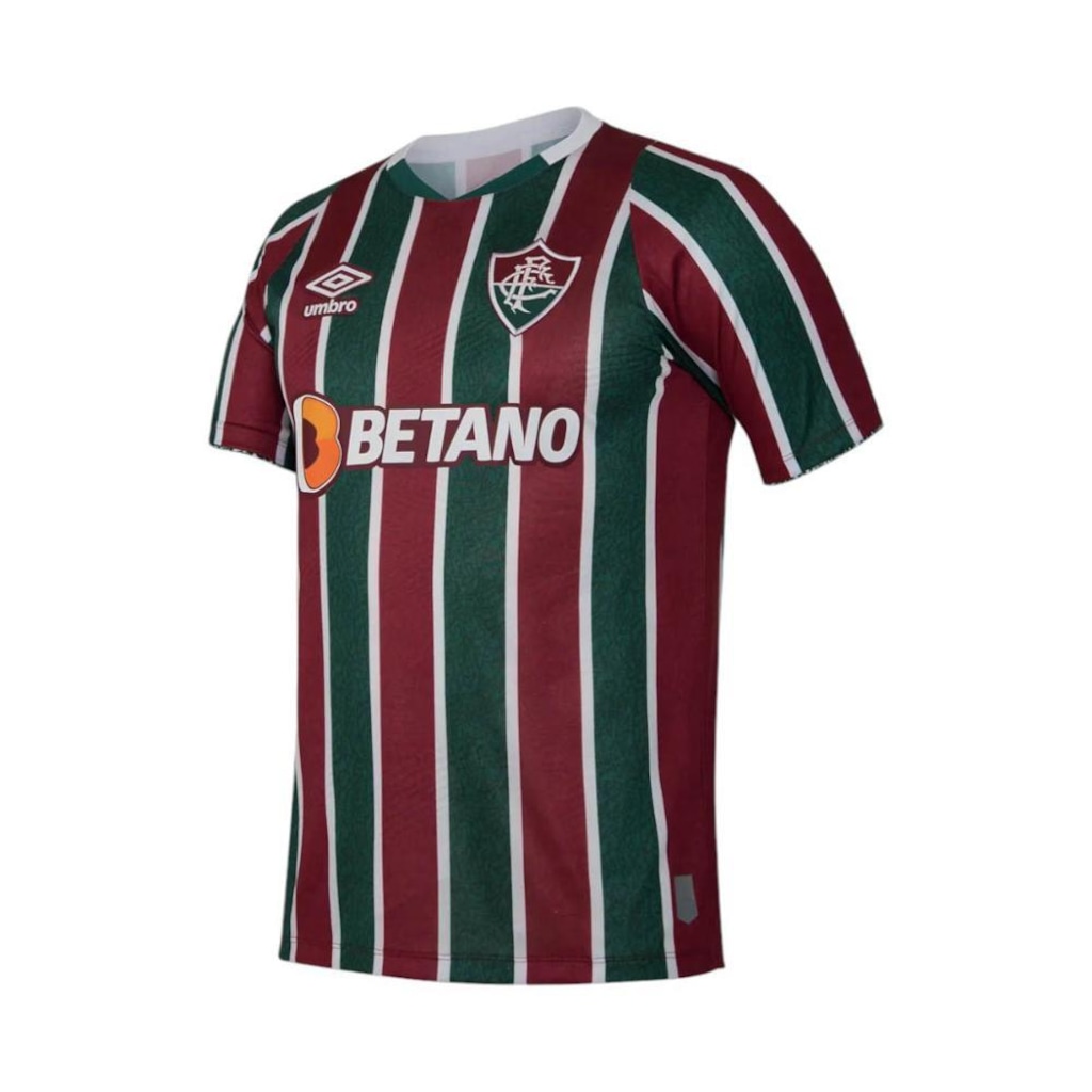 Imagem 4 do produto Camisa do Fluminense Oficial 1 2024 Torcedor S/N Umbro Masculina