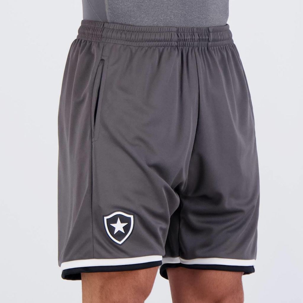 Imagem 2 do produto Bermuda Botafogo Infinito Cinza Escuro