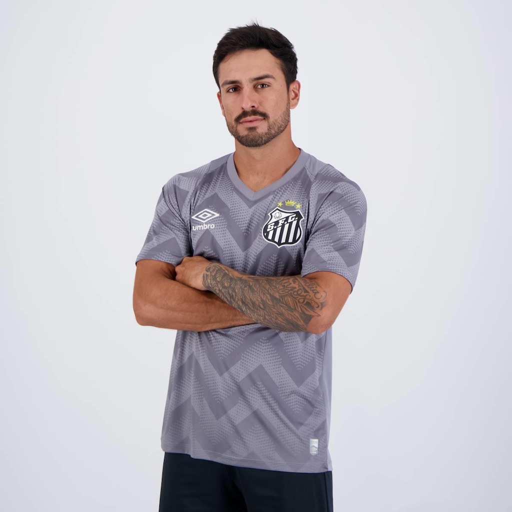 Imagem 3 do produto Camisa do Santos Goleiro 2024 Umbro - Masculina