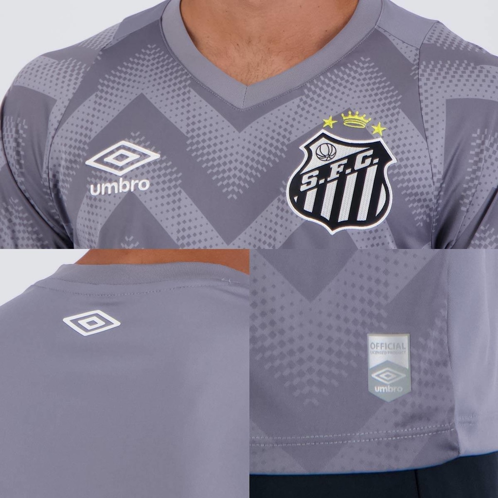 Imagem 5 do produto Camisa do Santos Goleiro 2024 Umbro - Masculina