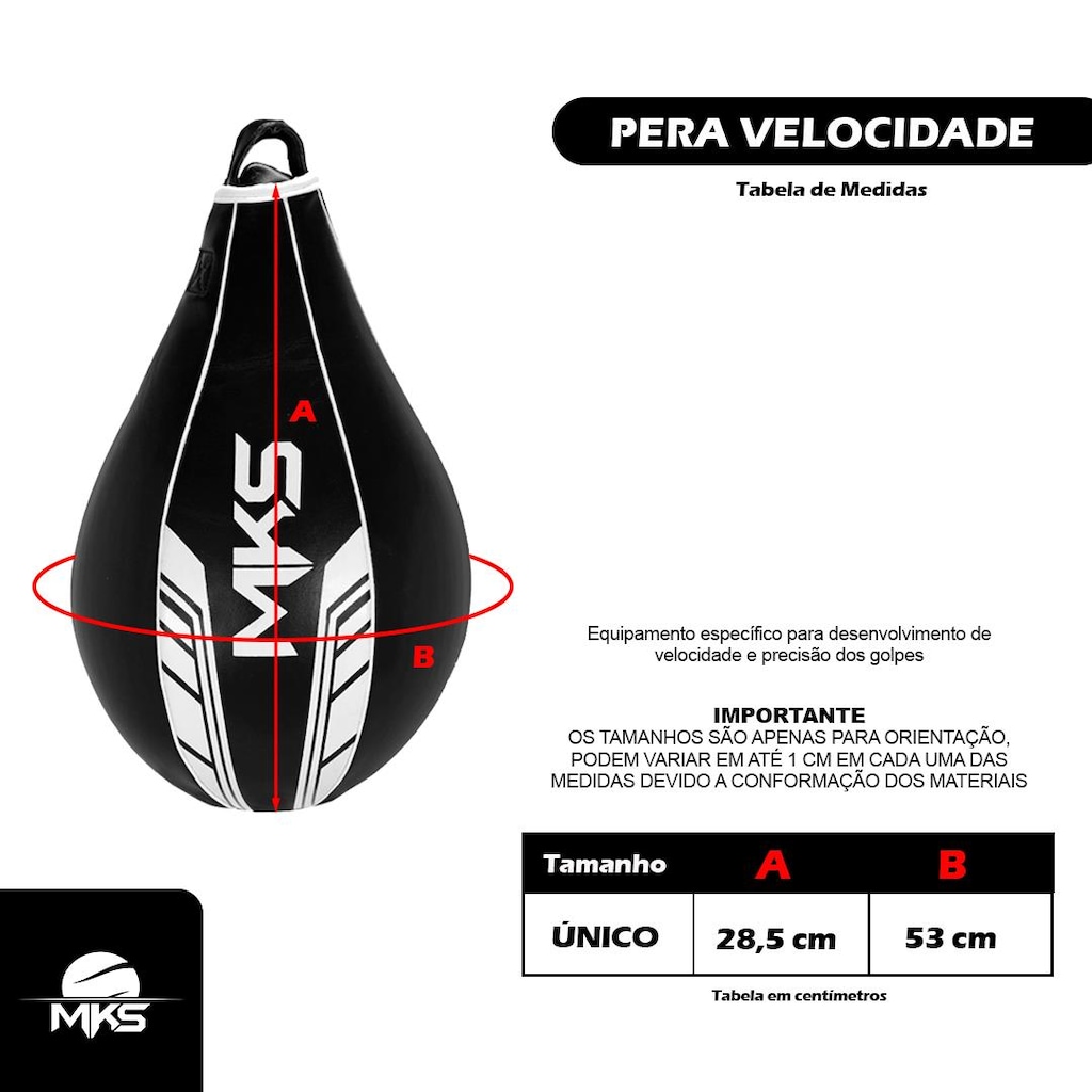 Imagem 2 do produto Pera de Velocidade Mks Speed Striking Pro
