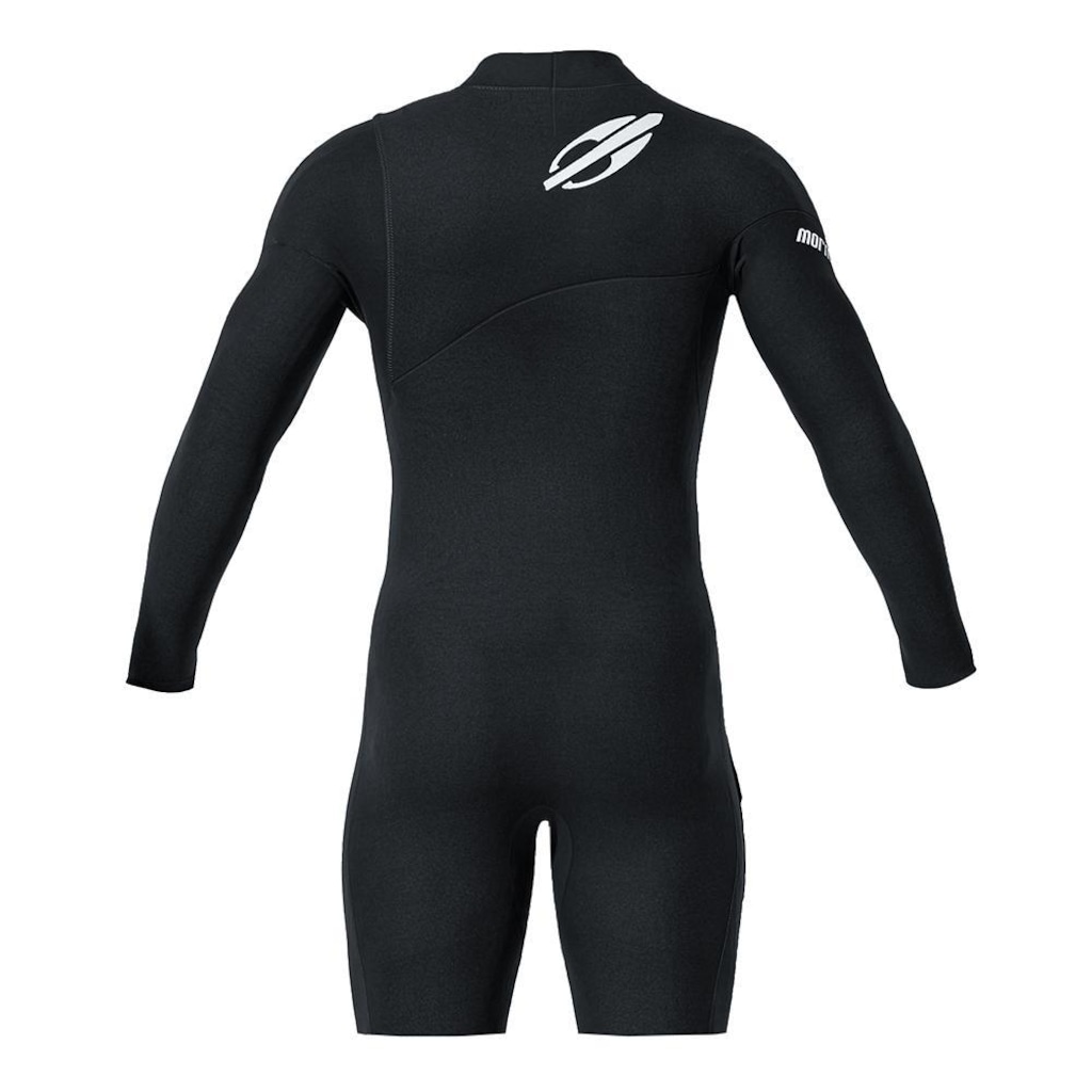 Imagem 2 do produto Short John Manga Longa Mormaii Chestzip 1Mm Flexxxa Pro Uv-Suit 2025 - Masculino