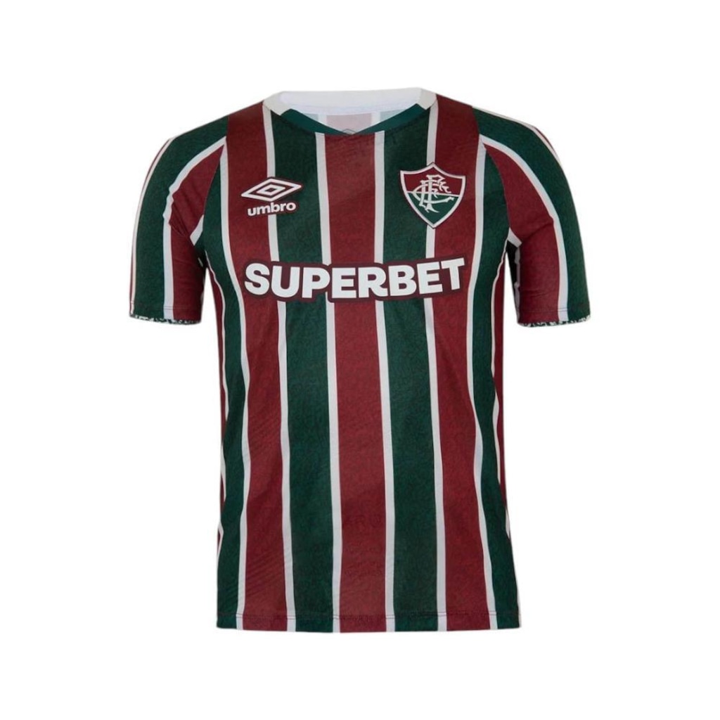 Imagem 4 do produto Camisa do Fluminense Oficial 1 2024 Torcedor Umbro S/N Masculina
