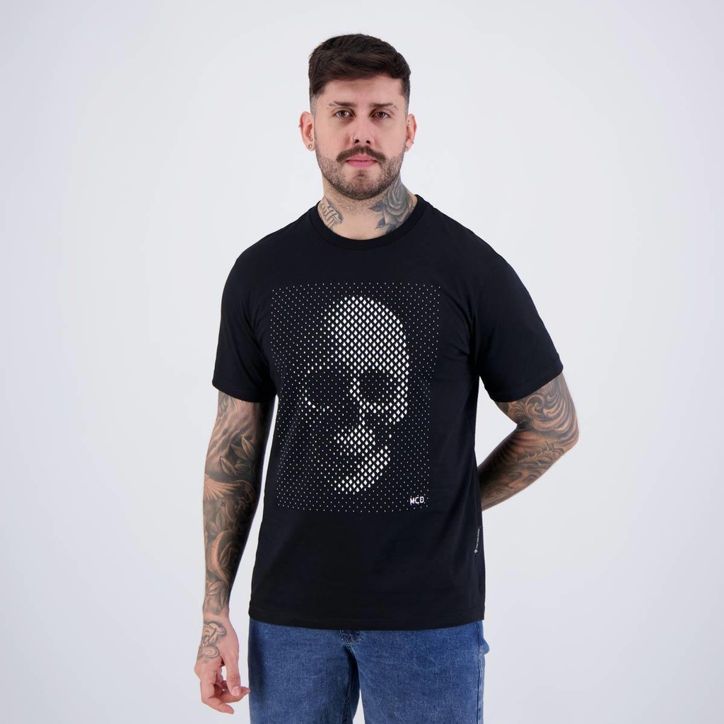 Imagem 3 do produto Camiseta Mcd Caveira Relevo - Masculina