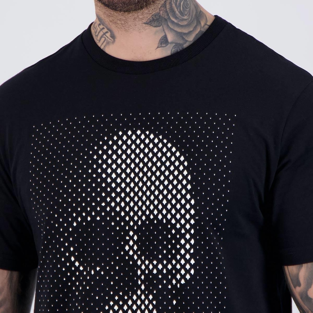 Imagem 5 do produto Camiseta Mcd Caveira Relevo - Masculina