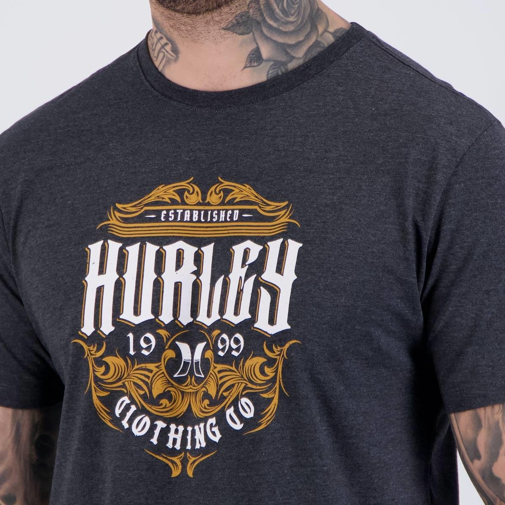 Imagem 5 do produto Camiseta Hurley Label Mescla Masculina