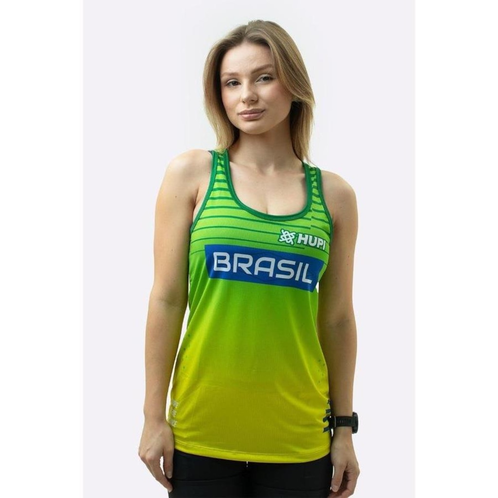 Imagem 3 do produto Camiseta Regata Hupi Brasil Pace - Feminina