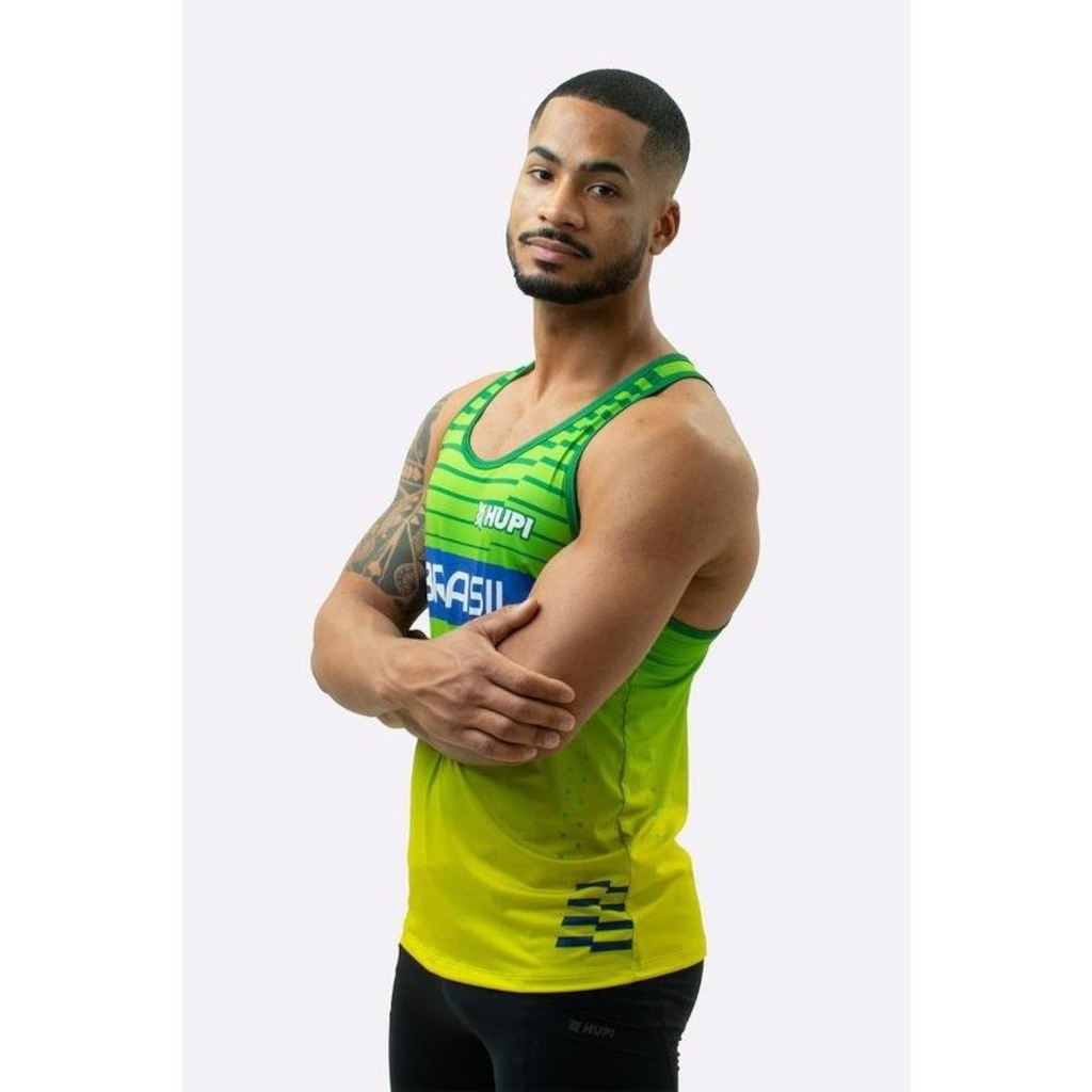 Imagem 4 do produto Camiseta Regata Hupi Brasil Pace - Masculina