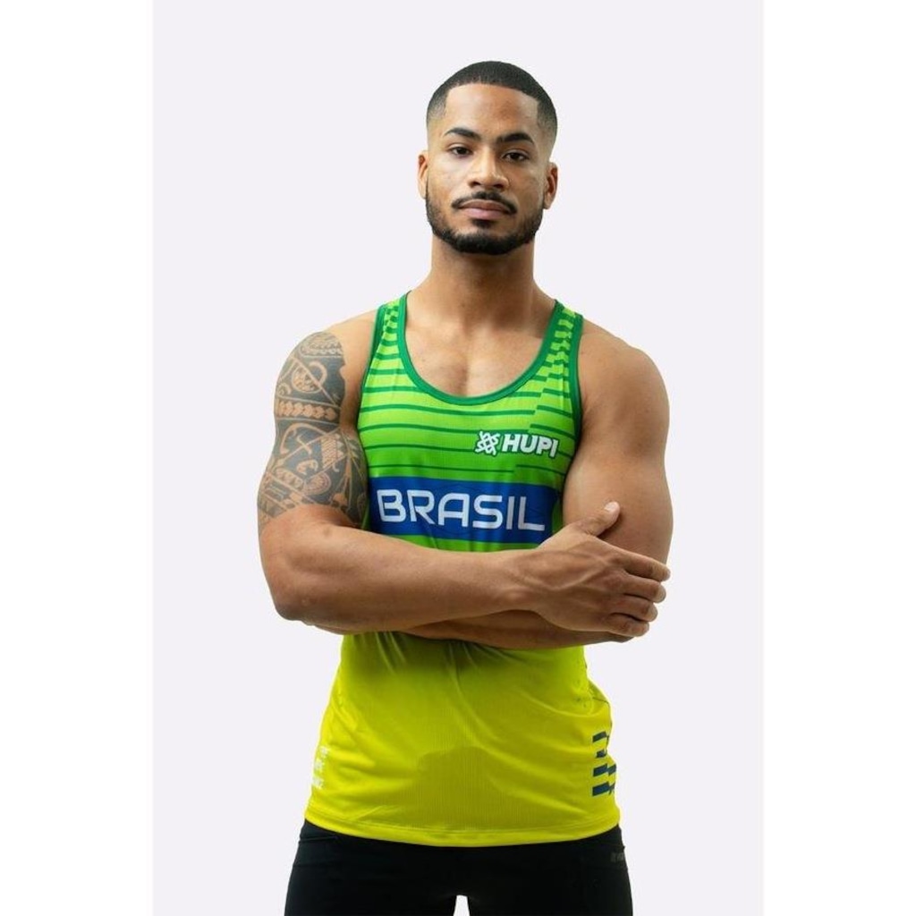 Imagem 5 do produto Camiseta Regata Hupi Brasil Pace - Masculina