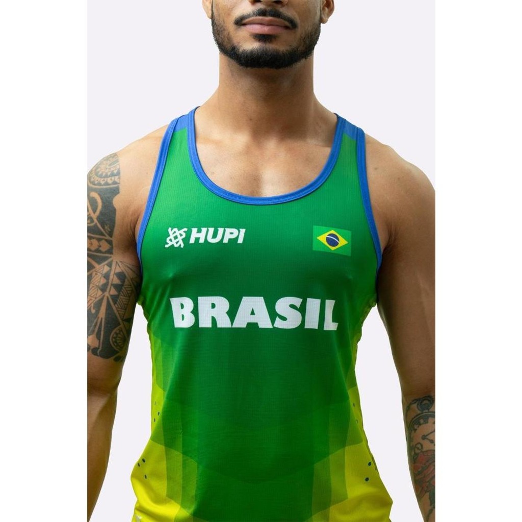 Imagem 2 do produto Camiseta Regata Hupi Brasil Soul - Masculina