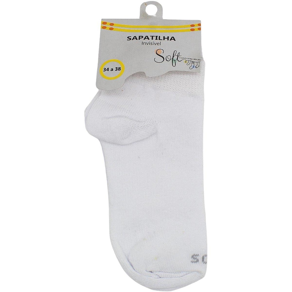Imagem 2 do produto Meia Soft Cano Invisível Esportiva Atoalhada - 34 a 38 - Feminina