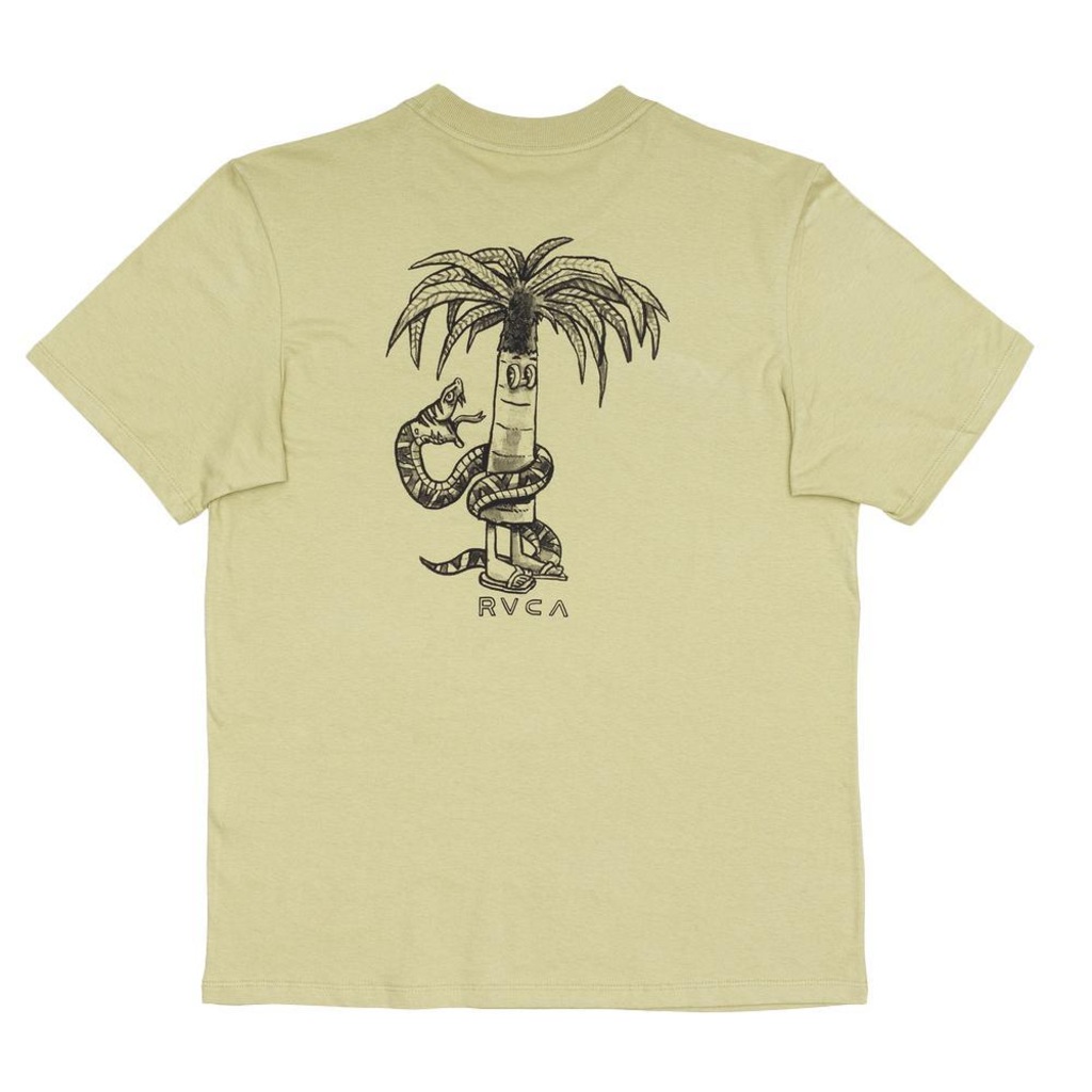 Imagem 4 do produto Camiseta Rvca Pommier Palms Sm25 Masculina Verde Claro