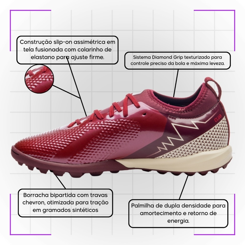 Imagem 5 do produto Chuteira Society Adulto Umbro Adamant Top Speed Club