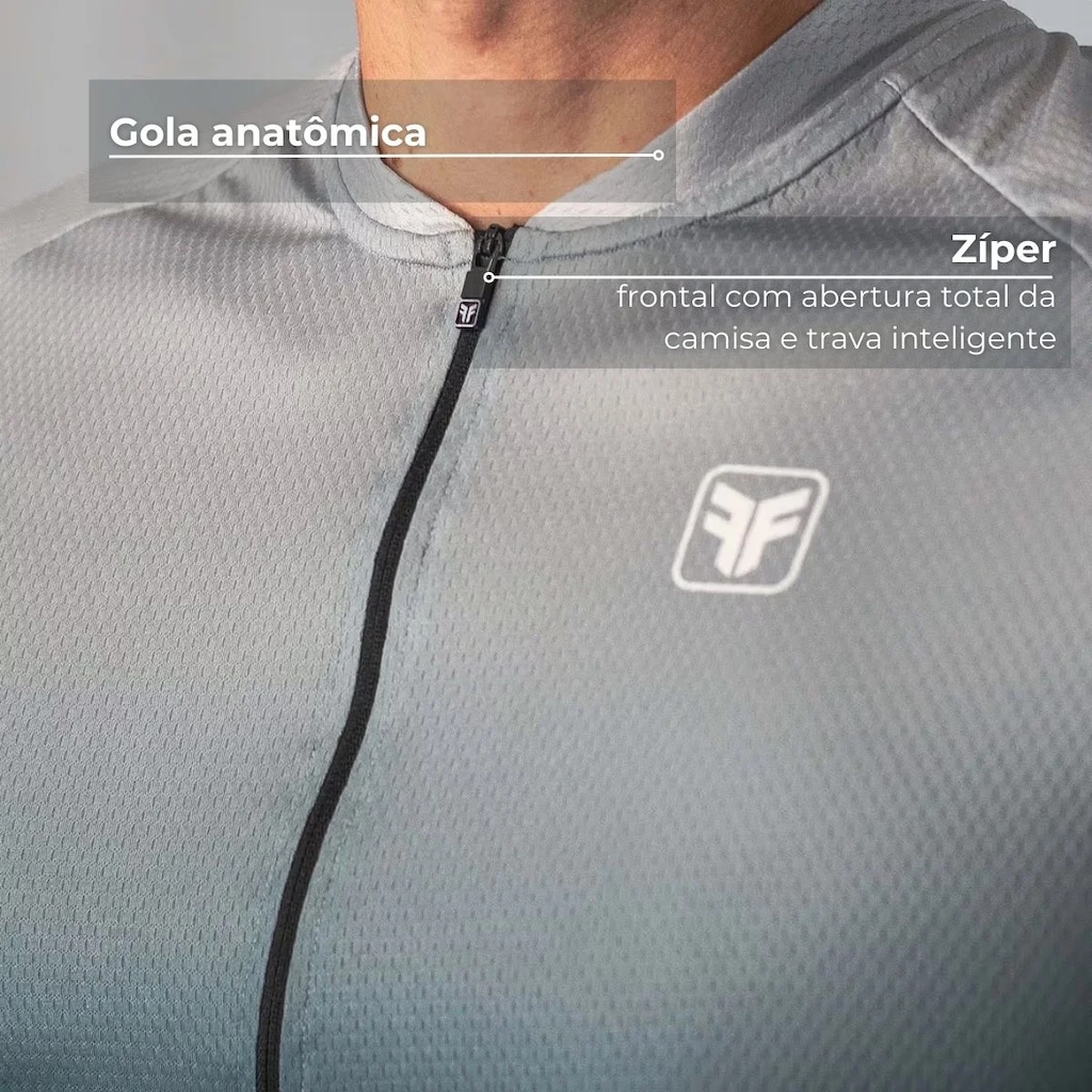 Imagem 5 do produto Camisa de Ciclismo Masculina Free Force Basic Dawn