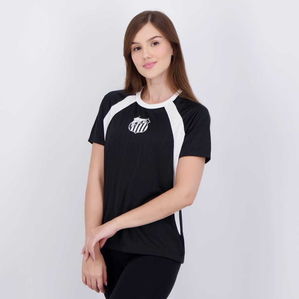 Imagem 3 do produto Camisa Santos Var Feminina Preta