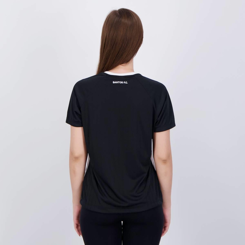 Imagem 4 do produto Camisa Santos Var Feminina Preta