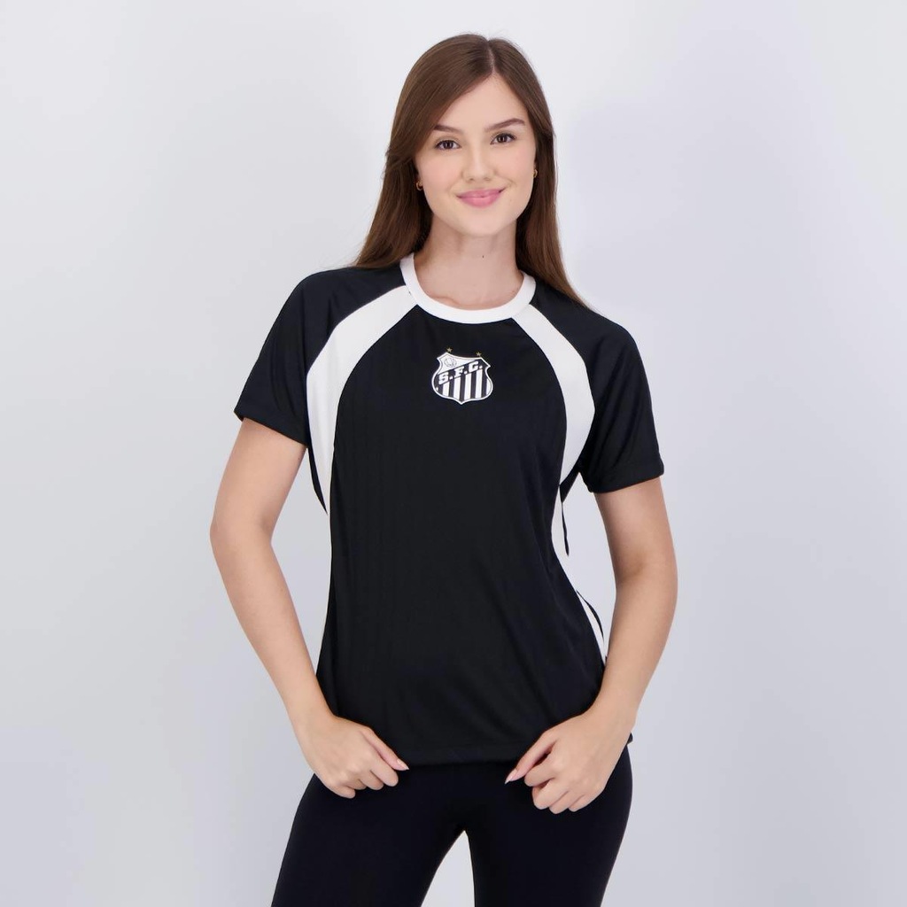 Imagem 1 do produto Camisa Santos Var Feminina Preta