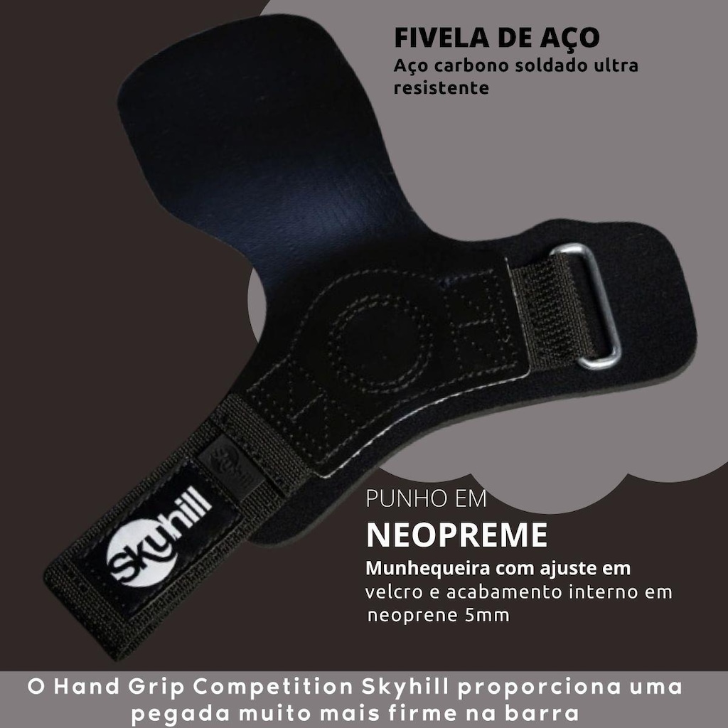 Imagem 3 do produto Luva Hand Grip Skyhill Competition com Corda