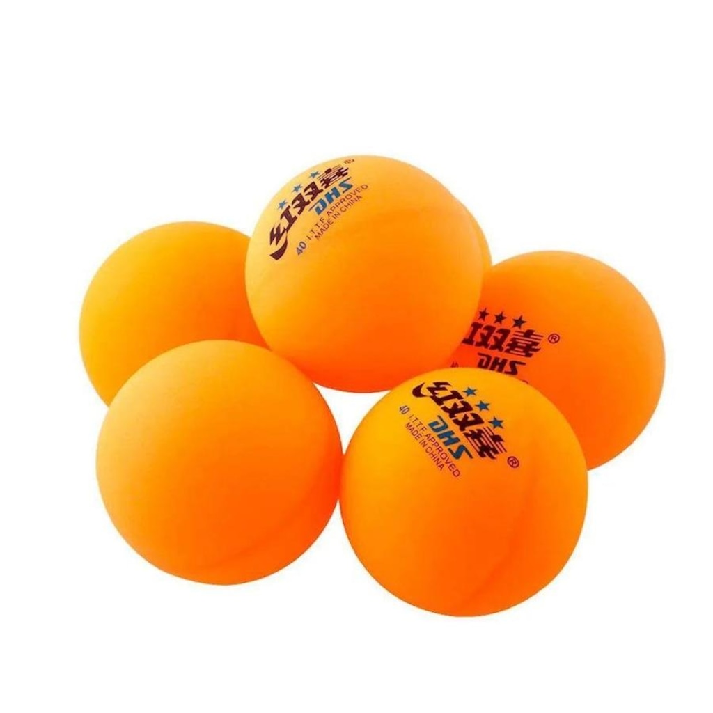 Imagem 3 do produto Bola de Tênis de Mesa DHS Cellfree Dual 3 Estrelas - 10 Unidades