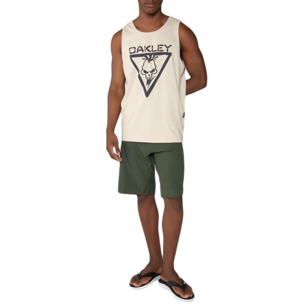 Imagem 5 do produto Camiseta Regata Masculina Oakley Skully Tank Wood Grey