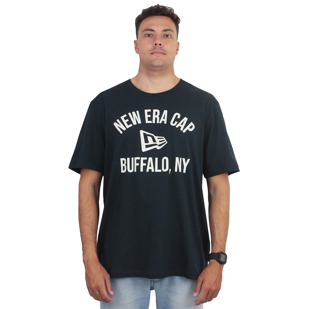Imagem 2 do produto Camiseta Extra Grande New Era Branded Buffalo Navy - Masculina