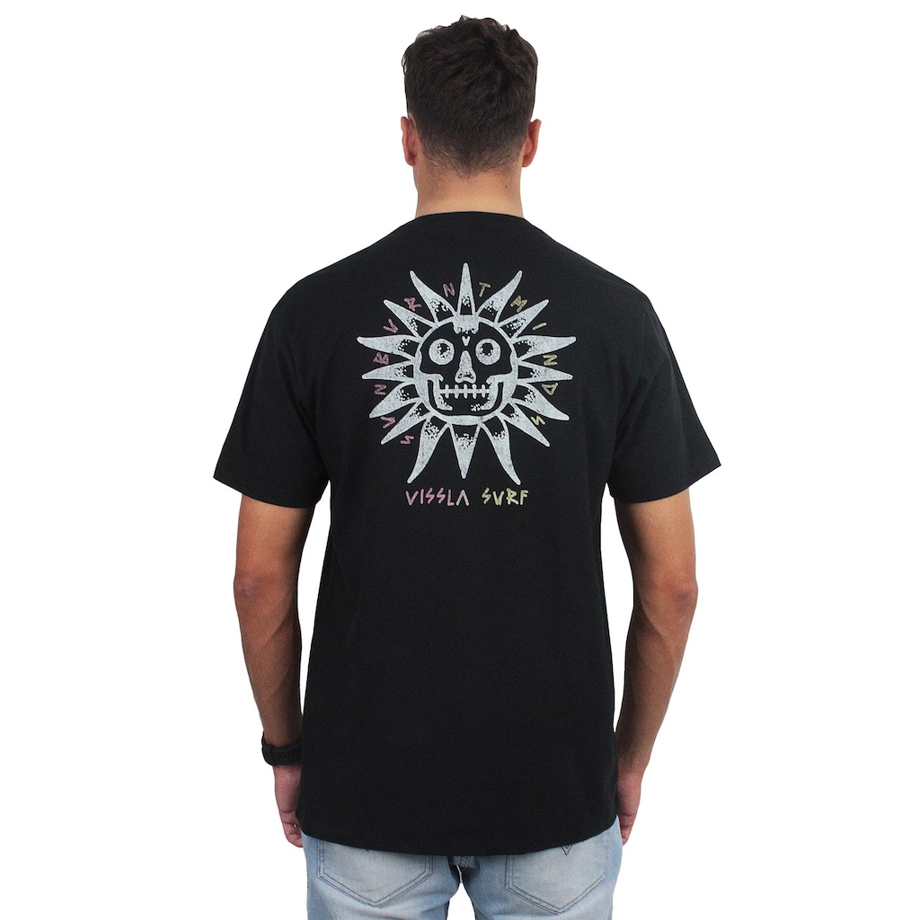 Imagem 2 do produto Camiseta Vissla Burnt Up Black - Masculino