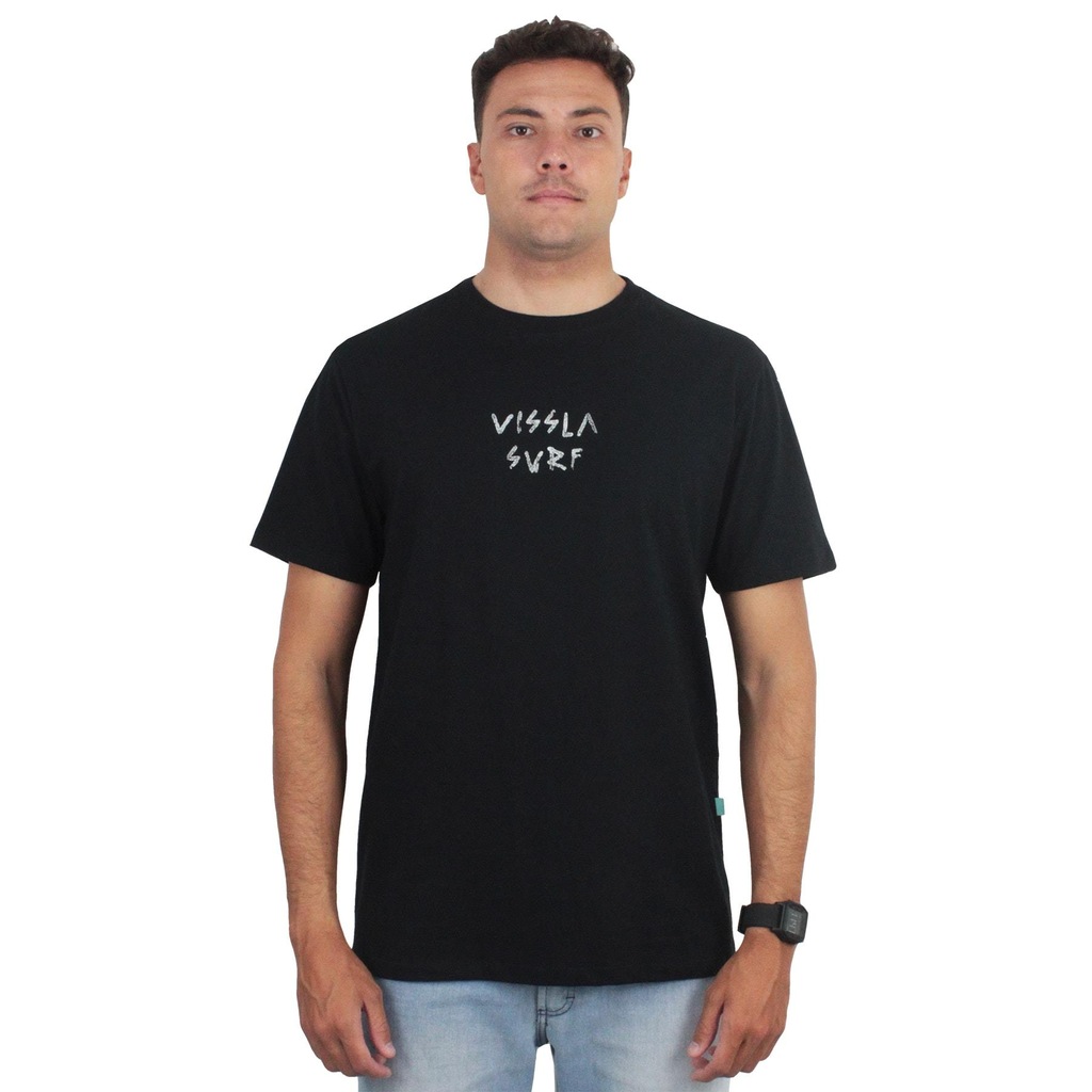 Imagem 3 do produto Camiseta Vissla Burnt Up Black - Masculino
