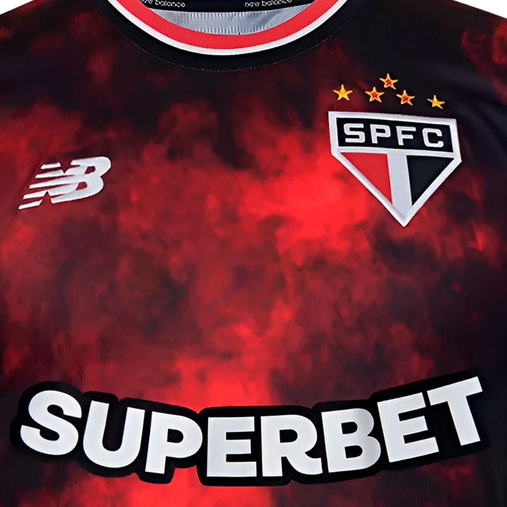 Imagem 3 do produto Camiseta New Balance São Paulo Torcedor Third 2024 - Masculina