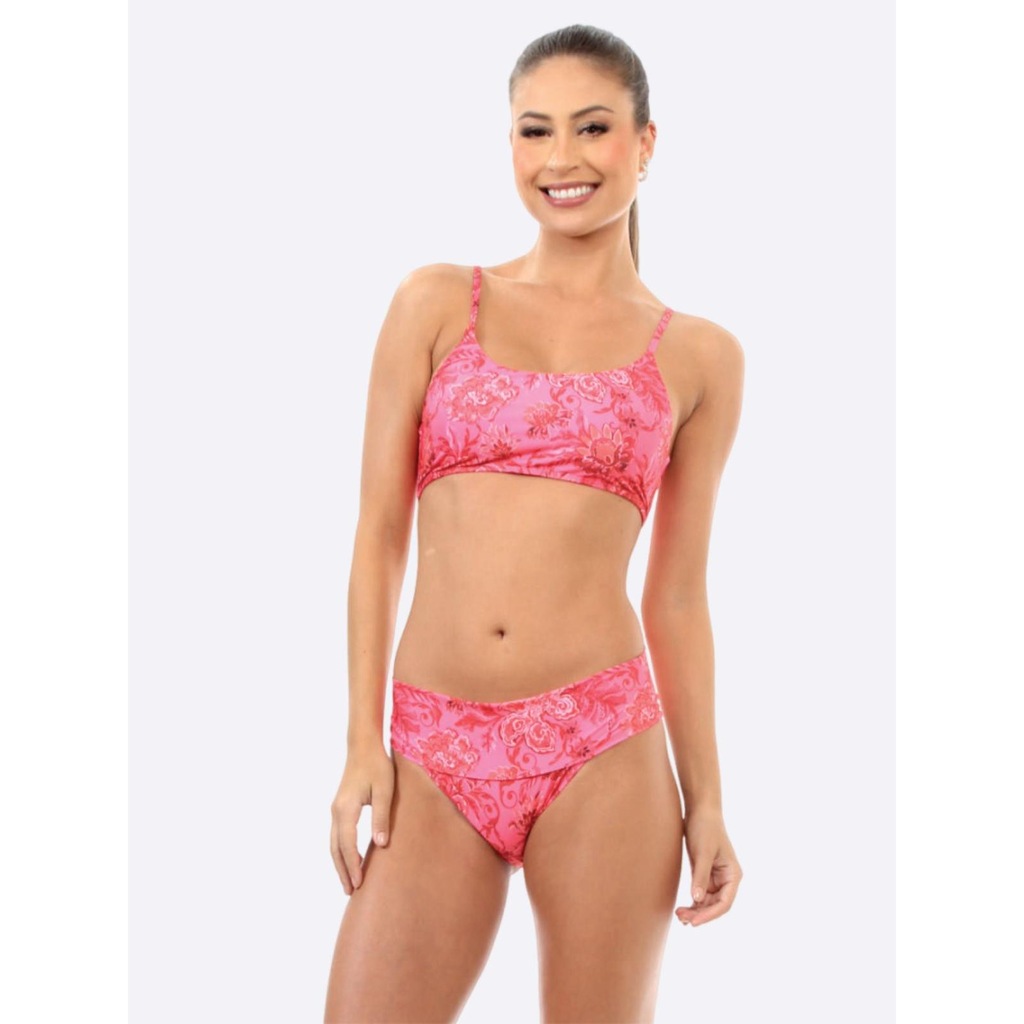Imagem 2 do produto Tanga Manly Cós Dobrável Floral - Adulto