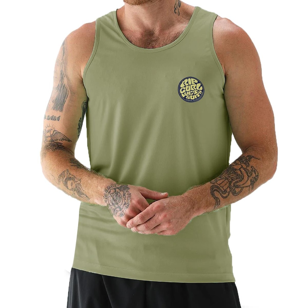 Imagem 3 do produto Camiseta Regata Rip Curl Front Wettie Sand Dune