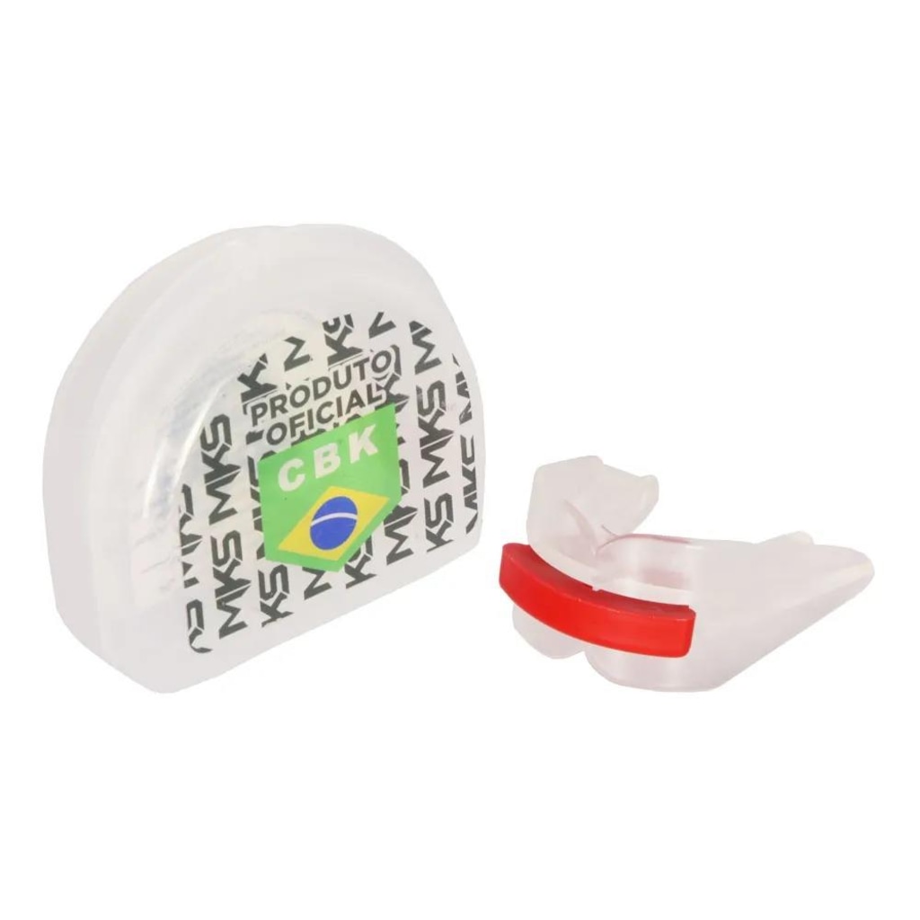 Imagem 2 do produto Protetor Bucal Duplo para Karate Mks Cbk Oficial