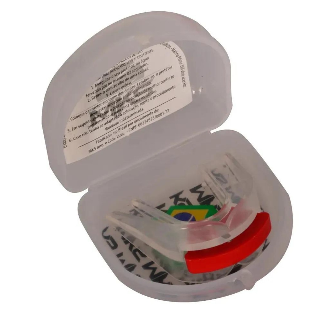 Imagem 3 do produto Protetor Bucal Duplo para Karate Mks Cbk Oficial