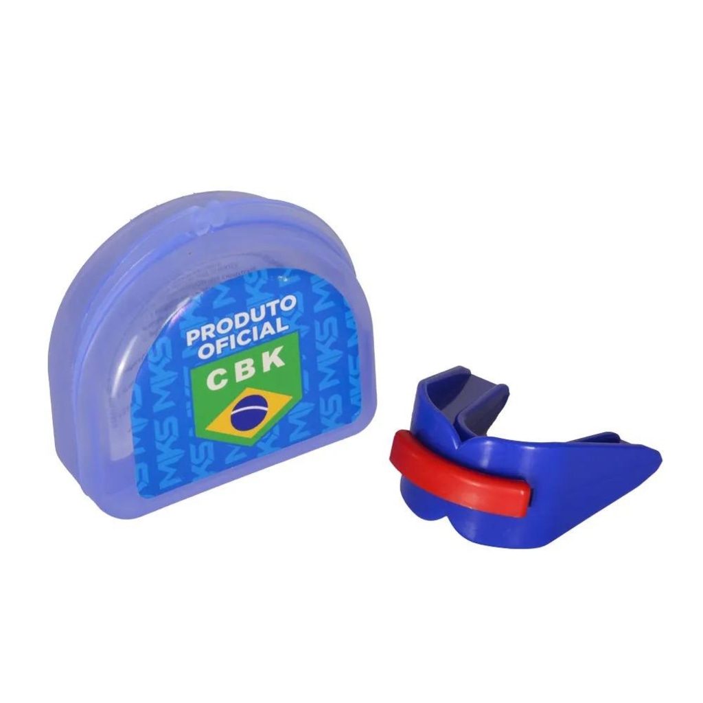 Imagem 2 do produto Protetor Bucal Duplo para Karate Mks Cbk Oficial