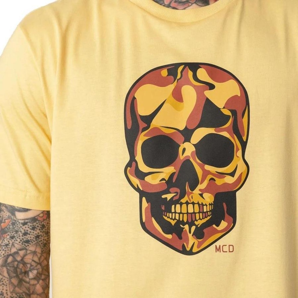 Imagem 2 do produto Camiseta Mcd Caveira Camuflado - Masculina