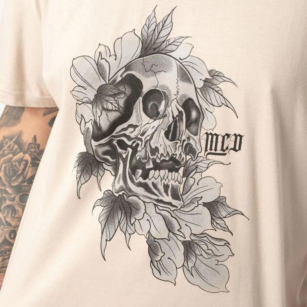 Imagem 3 do produto Camiseta Mcd Caveira Caligrafitti - Masculina