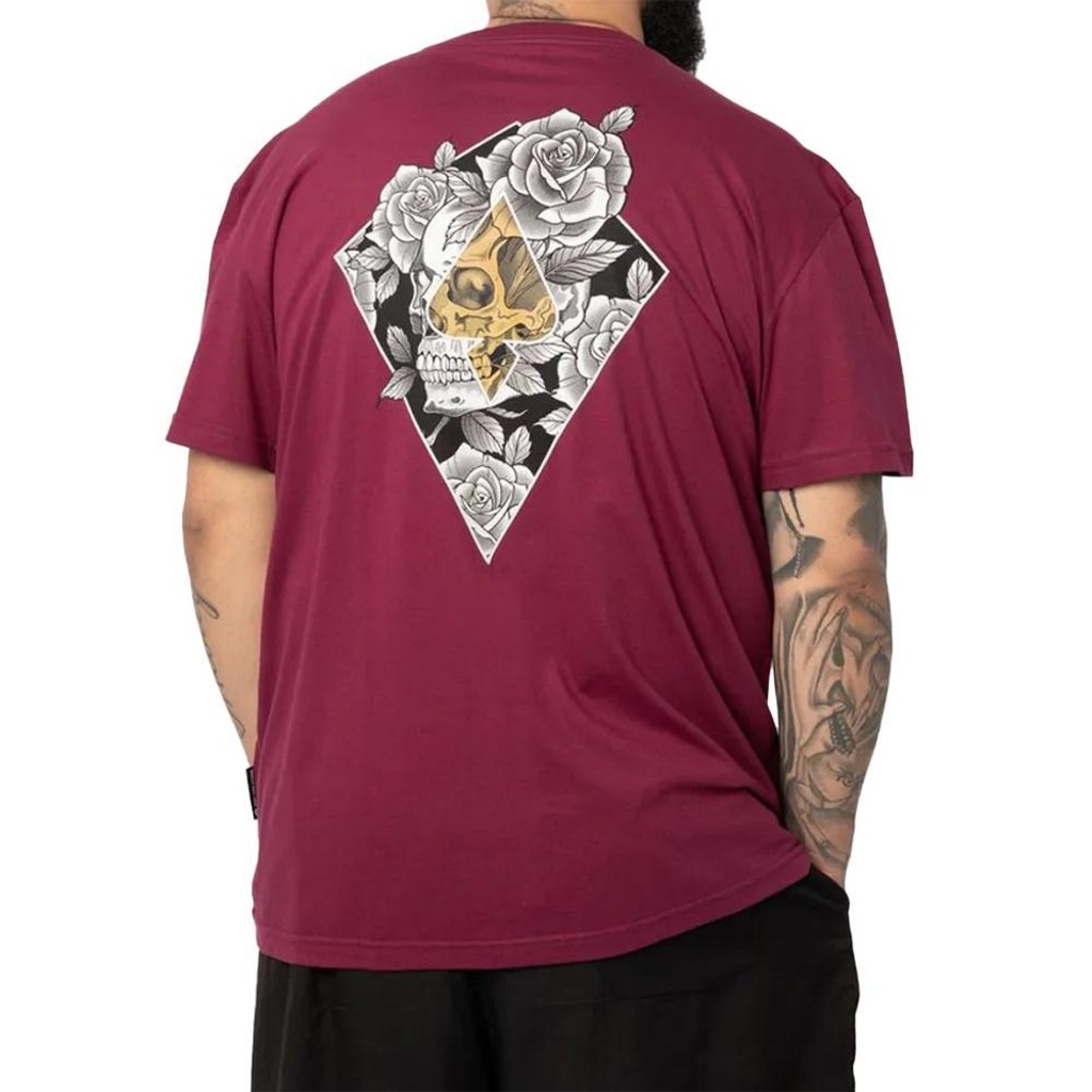 Imagem 2 do produto Camiseta Mcd Caveira Rosas - Masculina